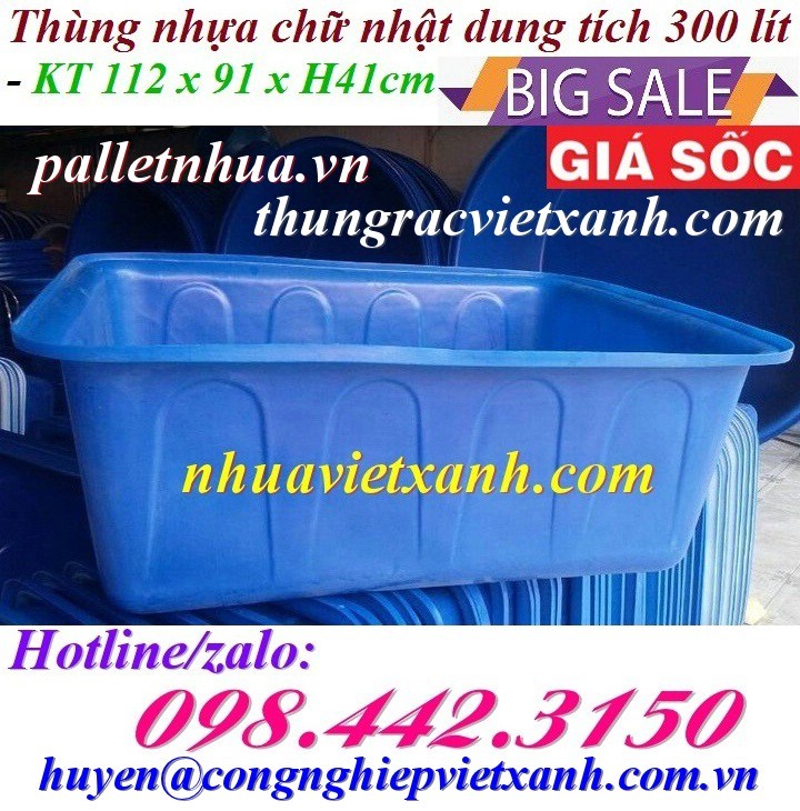 Pallet Nhựa Việt Xanh, thùng nhựa, khay nhựa, tấm lót nhựa