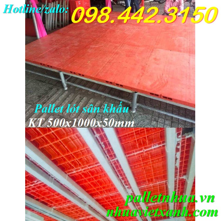 Pallet Nhựa Việt Xanh, thùng nhựa, khay nhựa, tấm lót nhựa