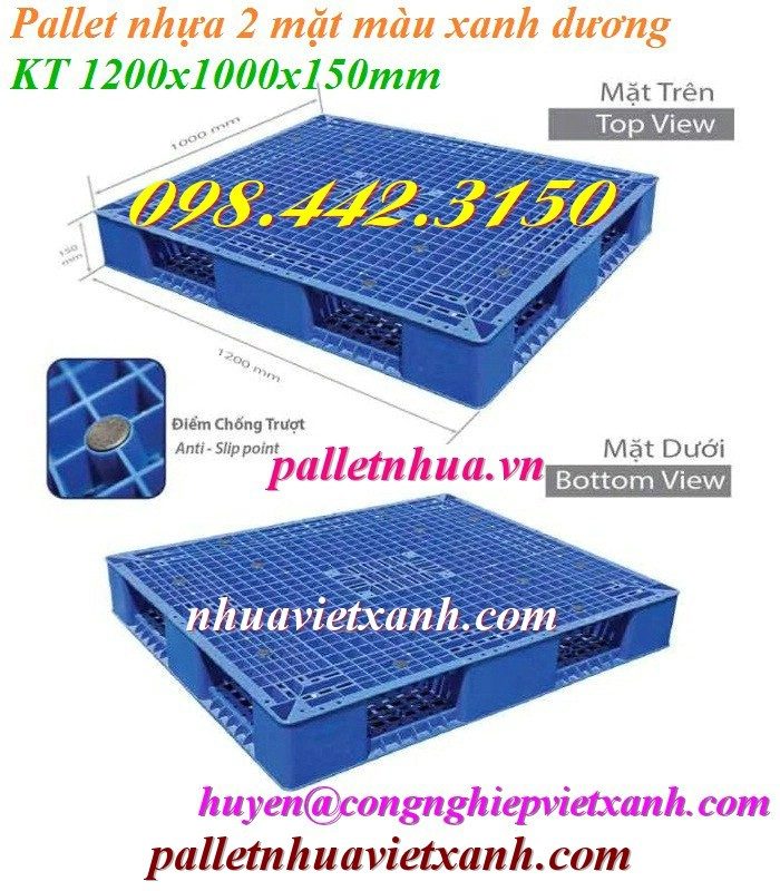Pallet Nhựa Việt Xanh, thùng nhựa, khay nhựa, tấm lót nhựa