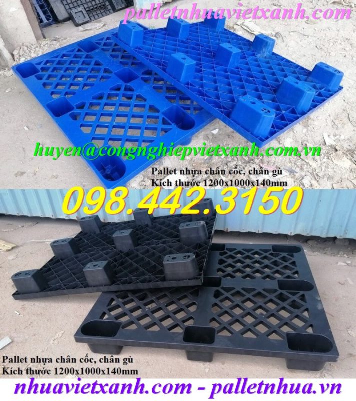 Pallet Nhựa Việt Xanh, thùng nhựa, khay nhựa, tấm lót nhựa