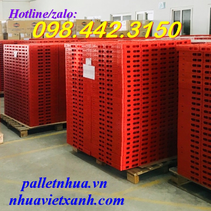 Pallet Nhựa Việt Xanh, thùng nhựa, khay nhựa, tấm lót nhựa