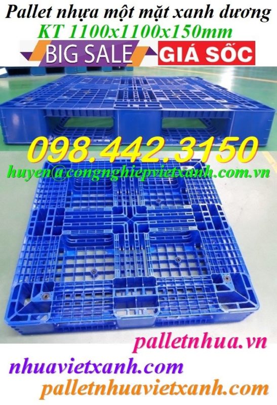 Pallet Nhựa Việt Xanh, thùng nhựa, khay nhựa, tấm lót nhựa