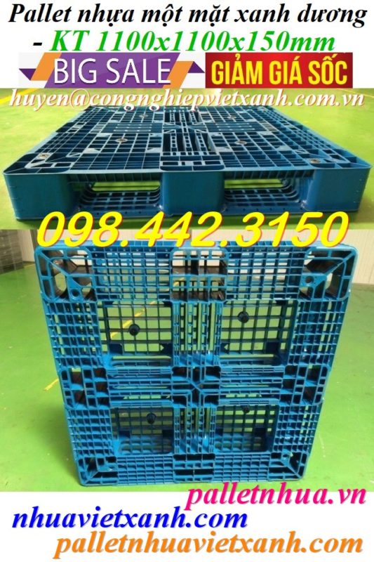 Pallet Nhựa Việt Xanh, thùng nhựa, khay nhựa, tấm lót nhựa