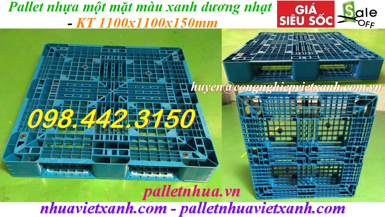 Pallet Nhựa Việt Xanh, thùng nhựa, khay nhựa, tấm lót nhựa