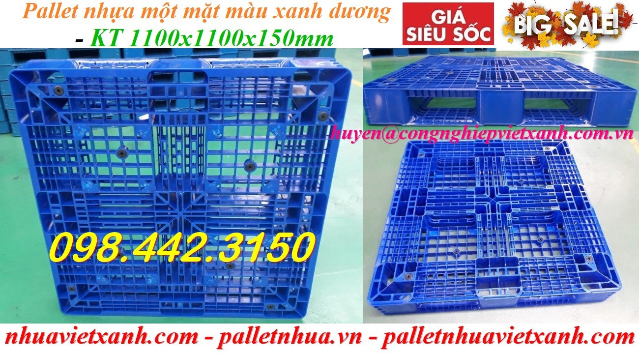 Pallet Nhựa Việt Xanh, thùng nhựa, khay nhựa, tấm lót nhựa