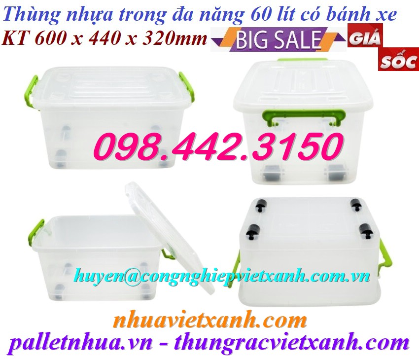 Pallet Nhựa Việt Xanh, thùng nhựa, khay nhựa, tấm lót nhựa