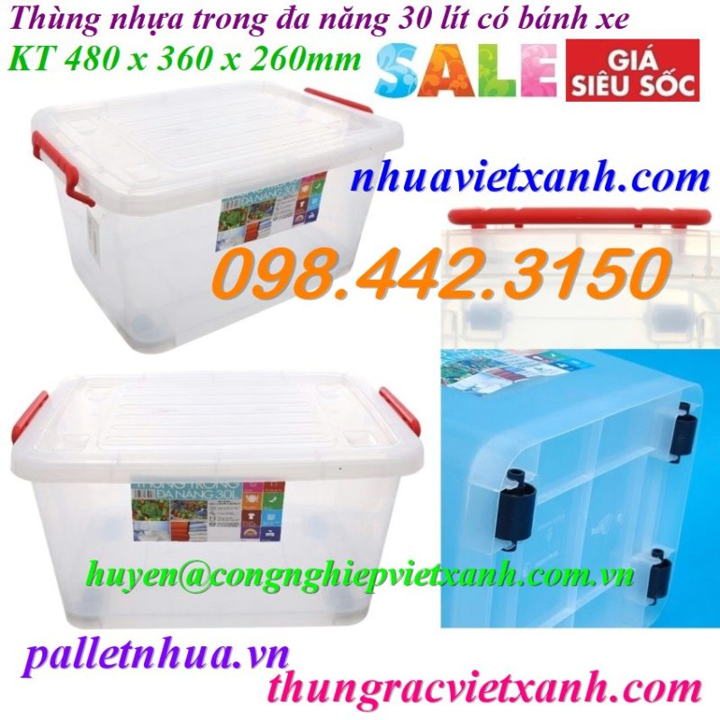 Pallet Nhựa Việt Xanh, thùng nhựa, khay nhựa, tấm lót nhựa