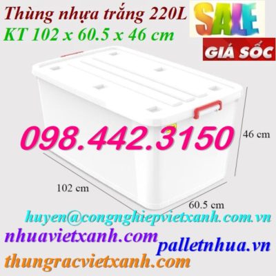 Thùng vuông 220L