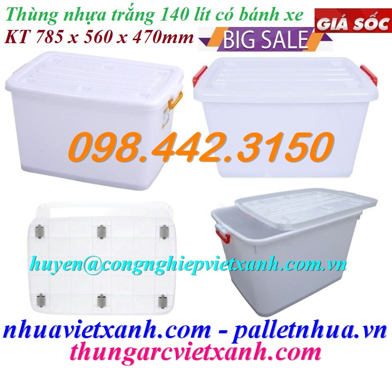 Pallet Nhựa Việt Xanh, thùng nhựa, khay nhựa, tấm lót nhựa