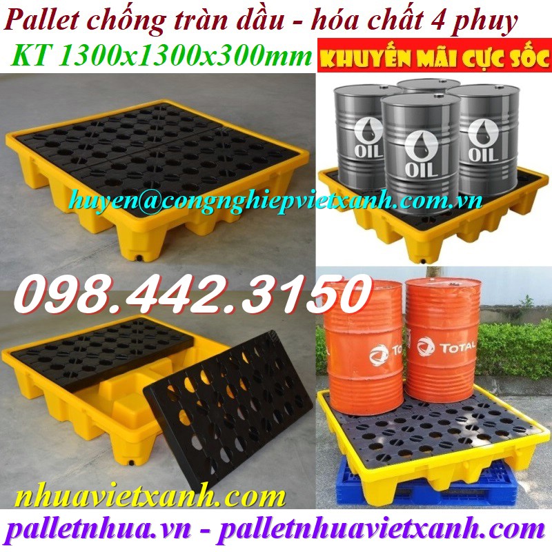 Pallet Nhựa Việt Xanh, thùng nhựa, khay nhựa, tấm lót nhựa