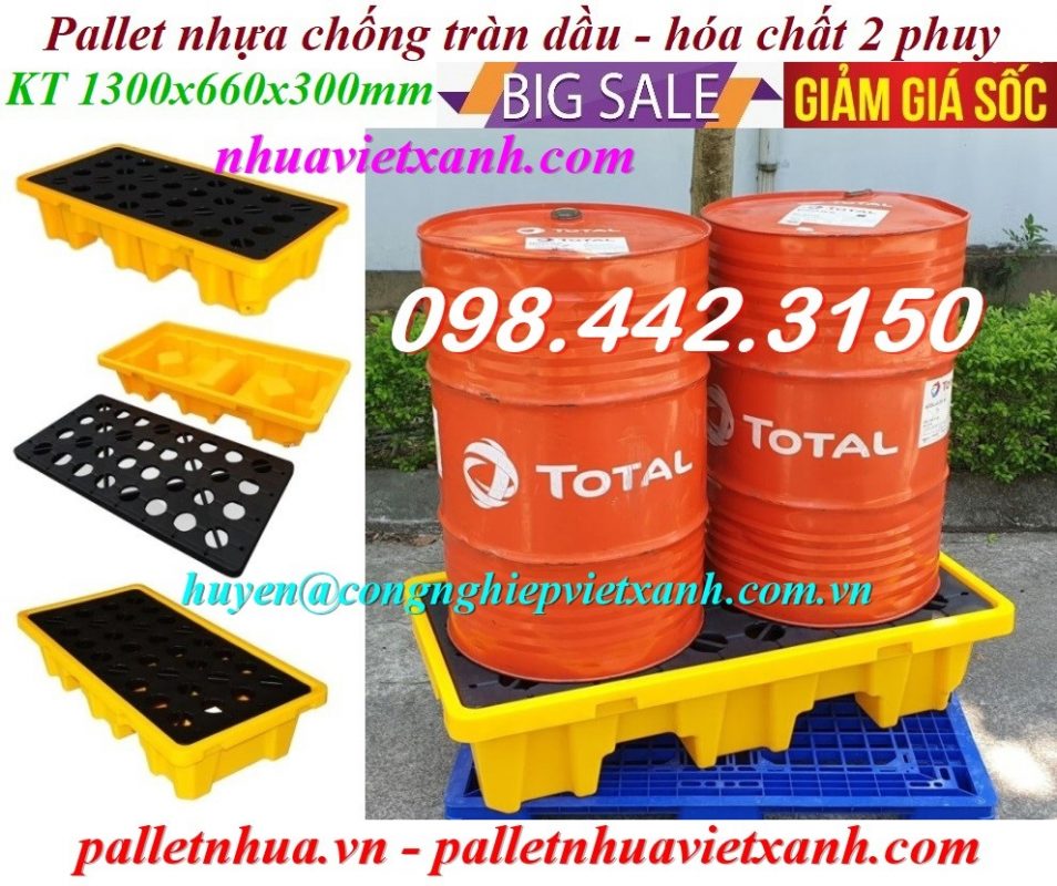 Pallet Nhựa Việt Xanh, thùng nhựa, khay nhựa, tấm lót nhựa