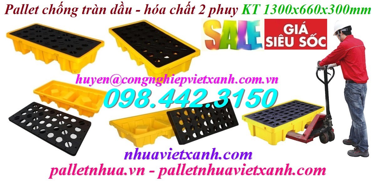 Pallet Nhựa Việt Xanh, thùng nhựa, khay nhựa, tấm lót nhựa