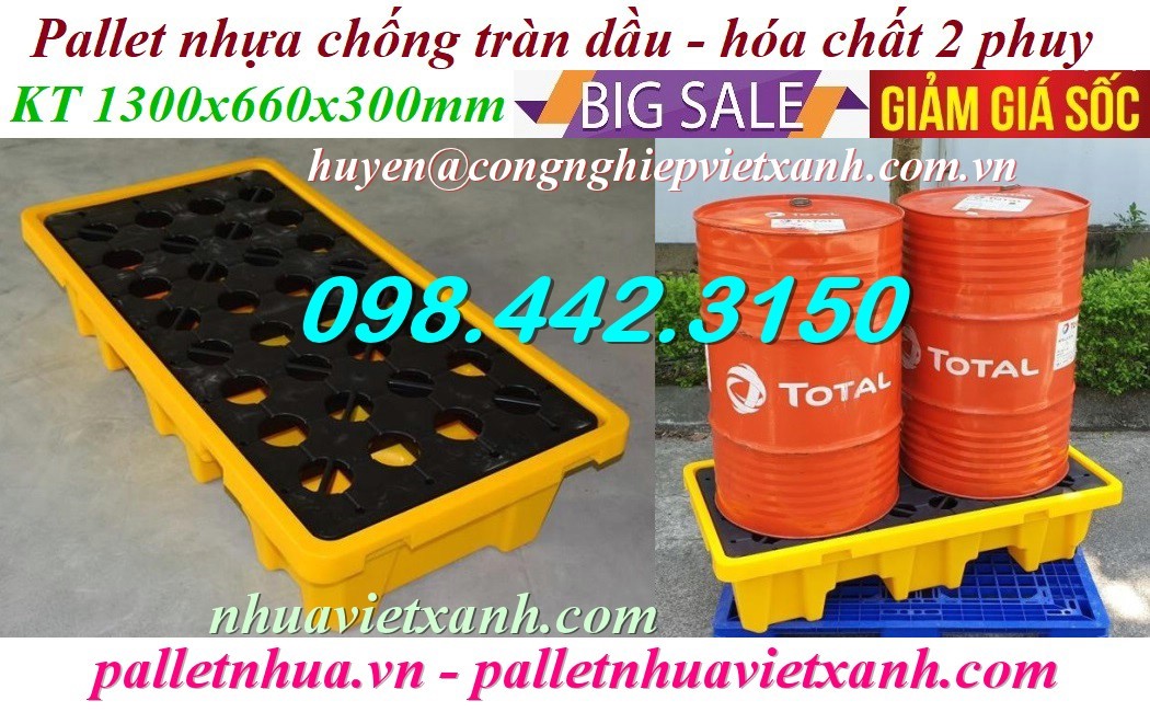 Pallet Nhựa Việt Xanh, thùng nhựa, khay nhựa, tấm lót nhựa