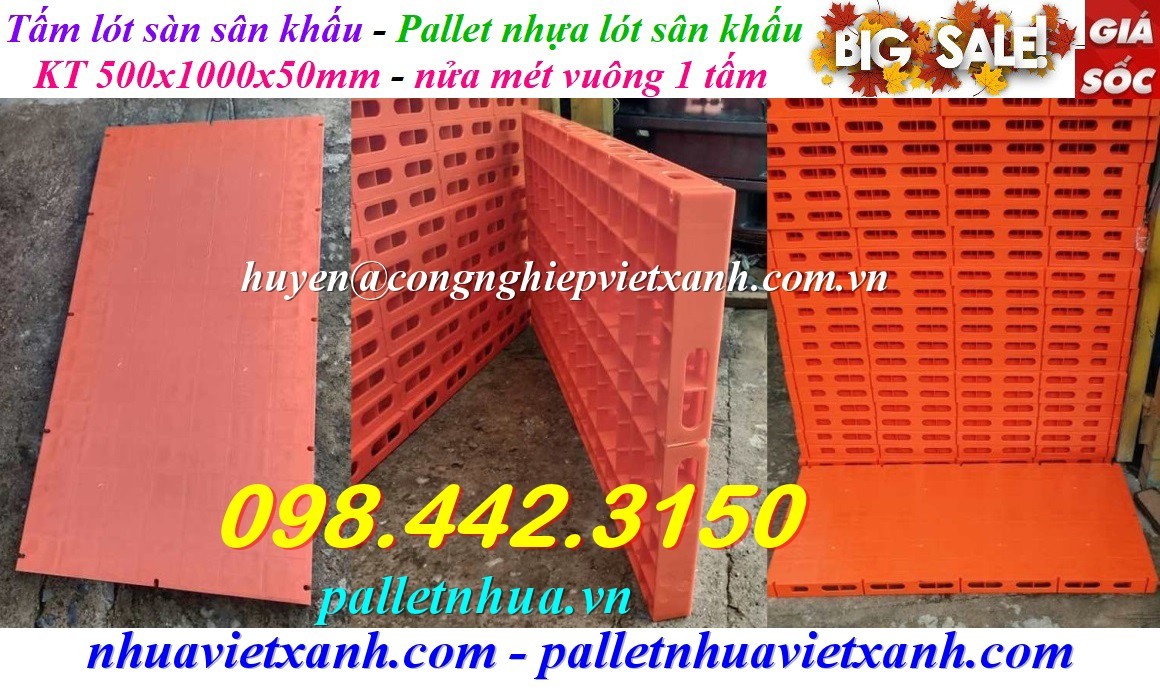 Pallet Nhựa Việt Xanh, thùng nhựa, khay nhựa, tấm lót nhựa
