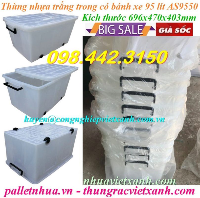 Pallet Nhựa Việt Xanh, thùng nhựa, khay nhựa, tấm lót nhựa