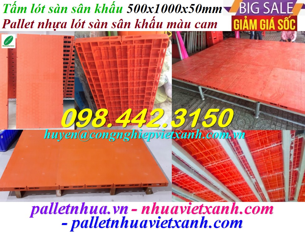 Pallet Nhựa Việt Xanh, thùng nhựa, khay nhựa, tấm lót nhựa