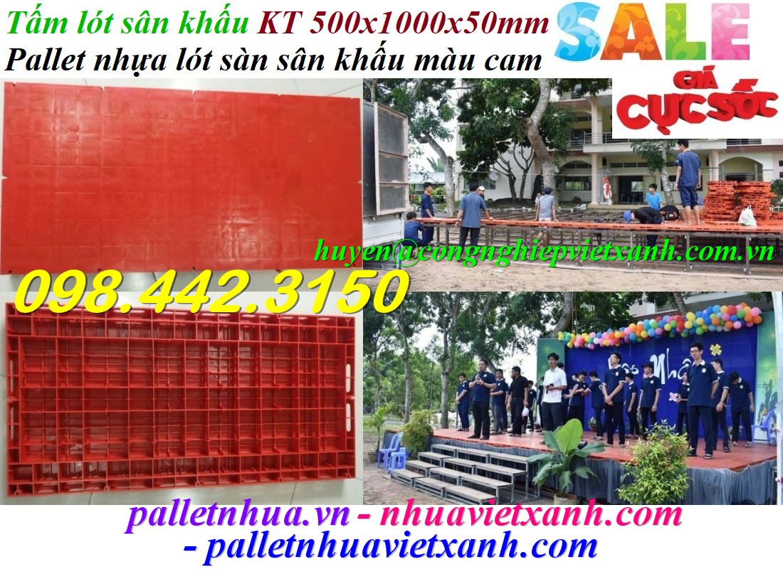 Pallet Nhựa Việt Xanh, thùng nhựa, khay nhựa, tấm lót nhựa