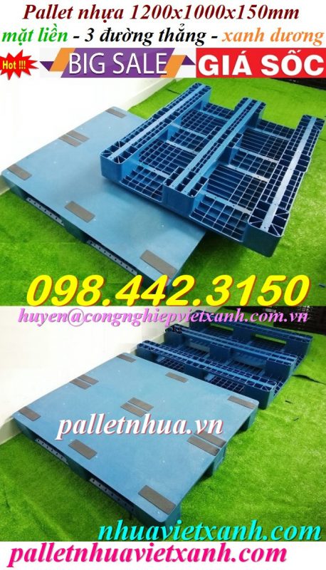 Pallet Nhựa Việt Xanh, thùng nhựa, khay nhựa, tấm lót nhựa