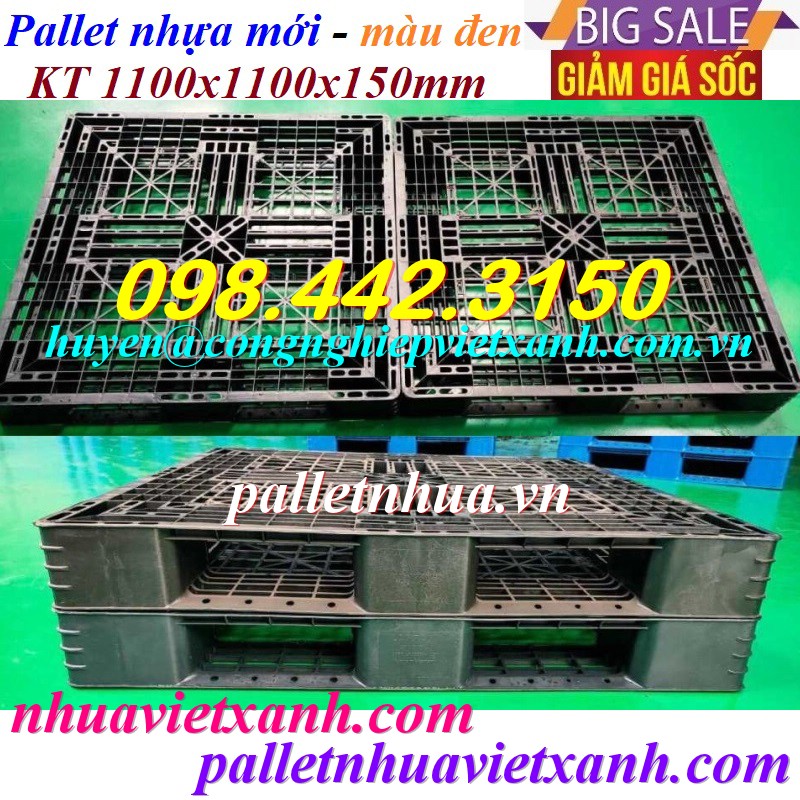 Pallet Nhựa Việt Xanh, thùng nhựa, khay nhựa, tấm lót nhựa