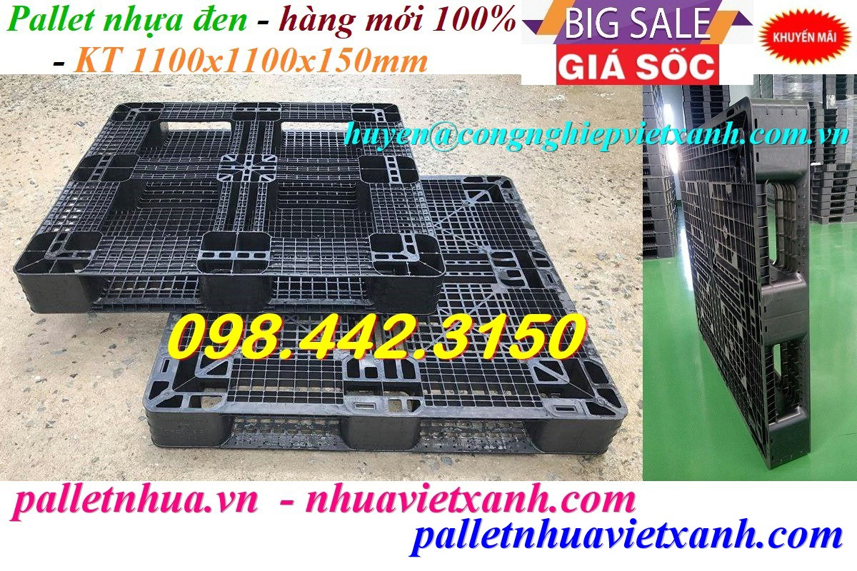 Pallet Nhựa Việt Xanh, thùng nhựa, khay nhựa, tấm lót nhựa
