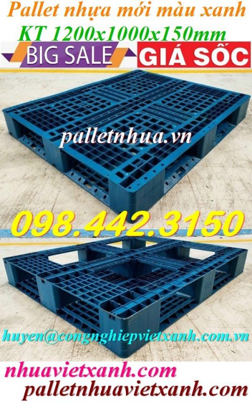 Pallet Nhựa Việt Xanh, thùng nhựa, khay nhựa, tấm lót nhựa
