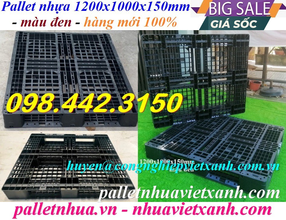 Pallet Nhựa Việt Xanh, thùng nhựa, khay nhựa, tấm lót nhựa