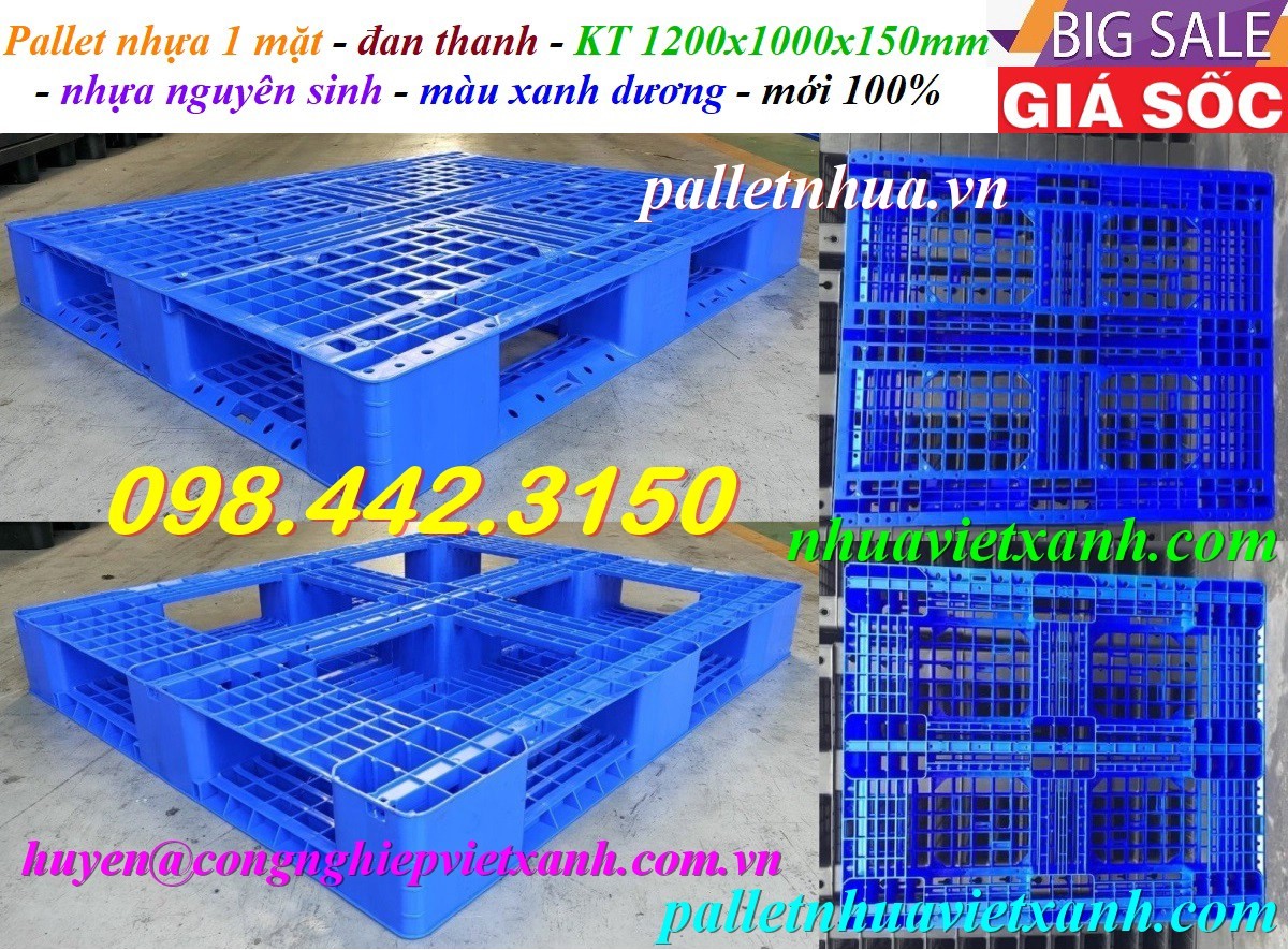 Pallet nhựa nguyên sinh