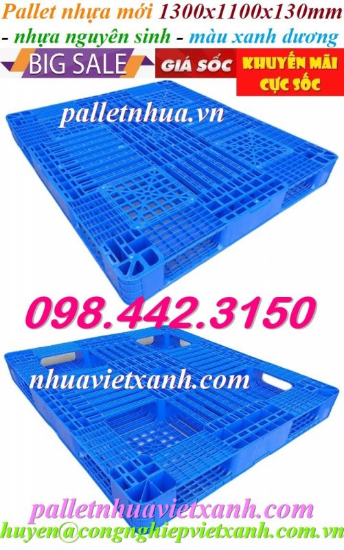 Pallet Nhựa Việt Xanh, thùng nhựa, khay nhựa, tấm lót nhựa