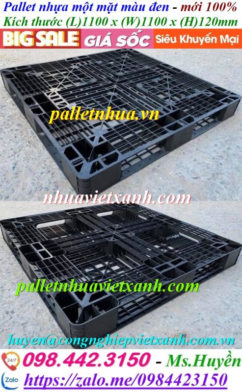 Pallet Nhựa Việt Xanh, thùng nhựa, khay nhựa, tấm lót nhựa