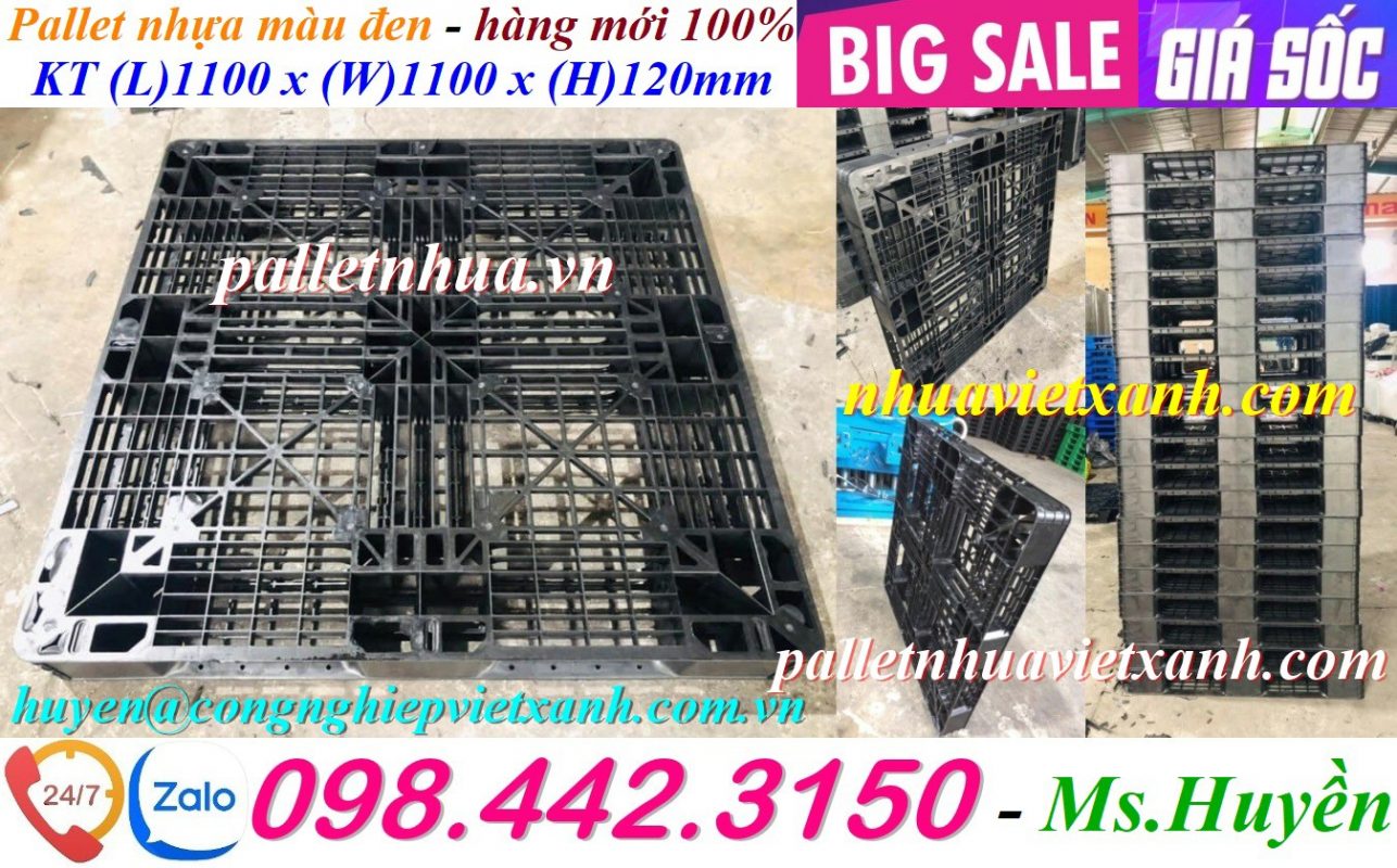 Pallet Nhựa Việt Xanh, thùng nhựa, khay nhựa, tấm lót nhựa