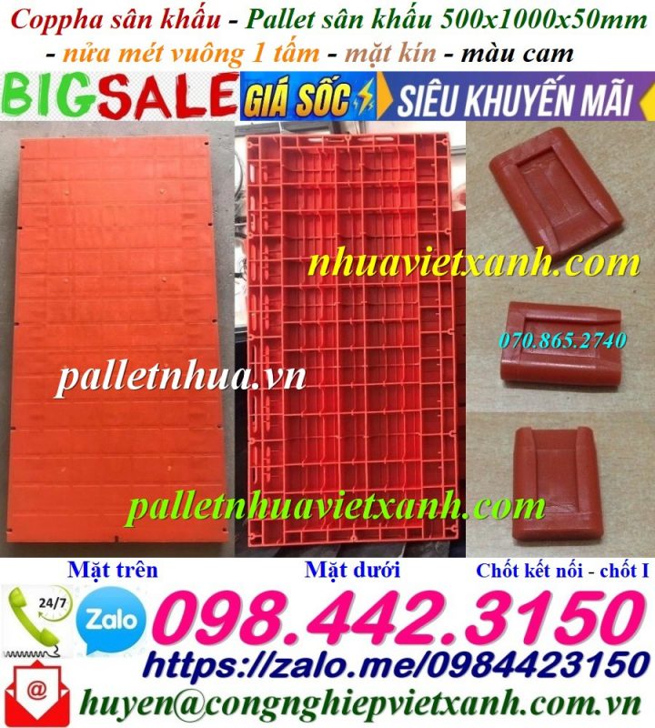 Pallet Nhựa Việt Xanh, thùng nhựa, khay nhựa, tấm lót nhựa