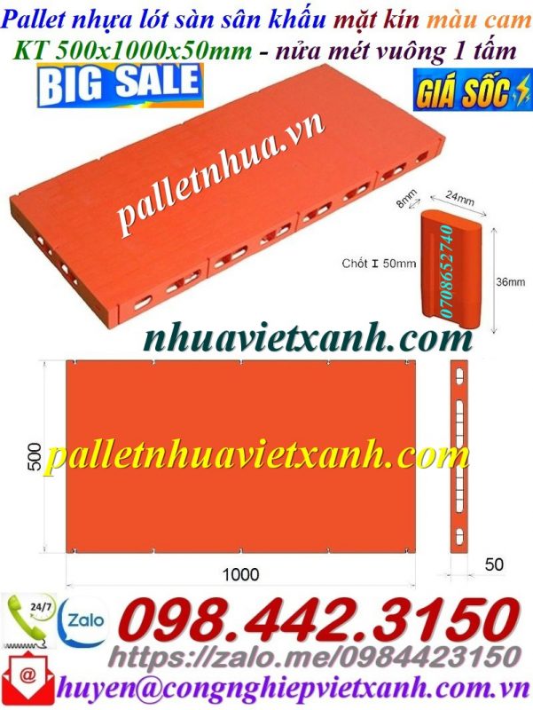 Pallet Nhựa Việt Xanh, thùng nhựa, khay nhựa, tấm lót nhựa