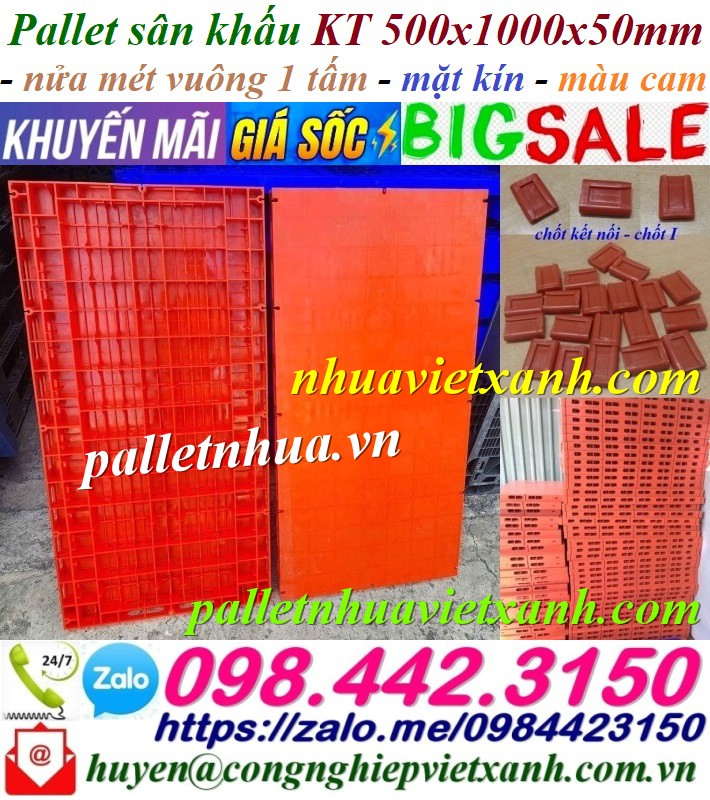 Pallet Nhựa Việt Xanh, thùng nhựa, khay nhựa, tấm lót nhựa