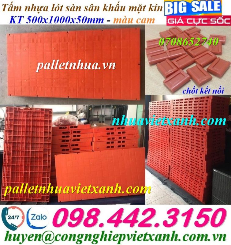 Pallet Nhựa Việt Xanh, thùng nhựa, khay nhựa, tấm lót nhựa