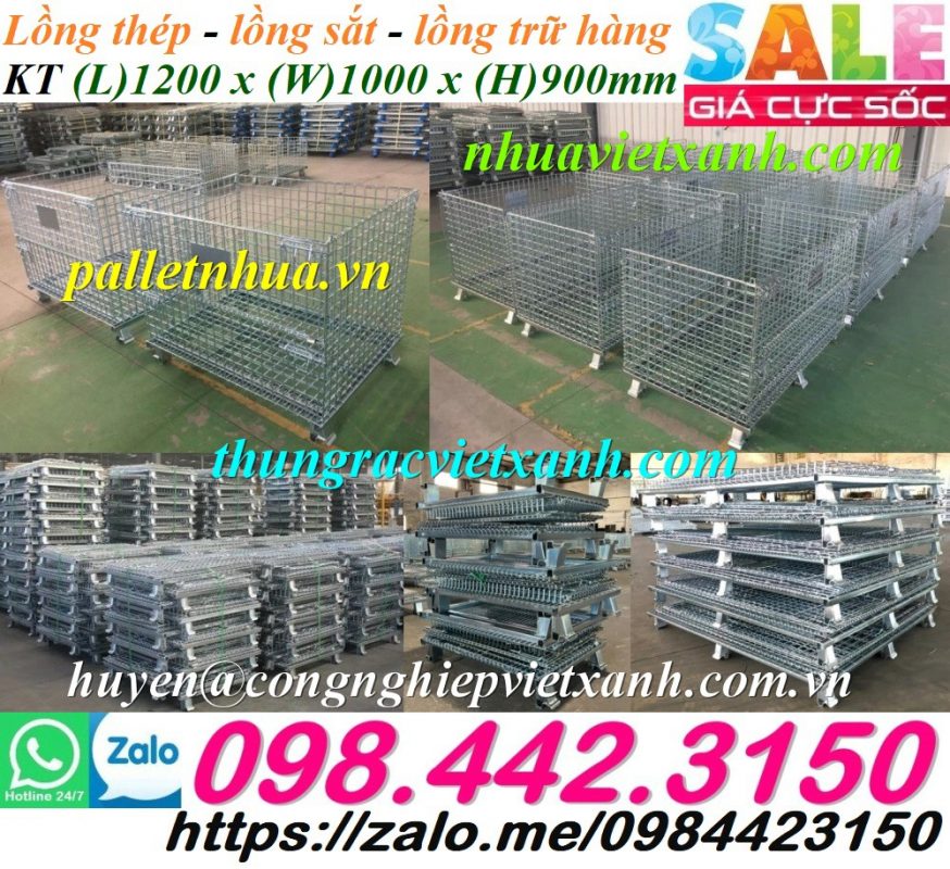 Pallet Nhựa Việt Xanh, thùng nhựa, khay nhựa, tấm lót nhựa