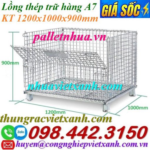 Lồng thép A7 - 1200x1000x900mm