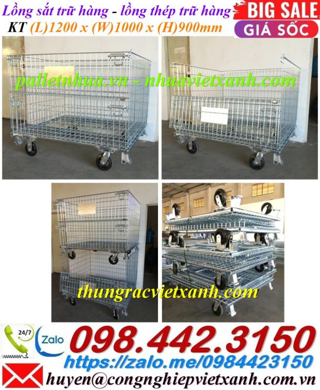 Pallet Nhựa Việt Xanh, thùng nhựa, khay nhựa, tấm lót nhựa