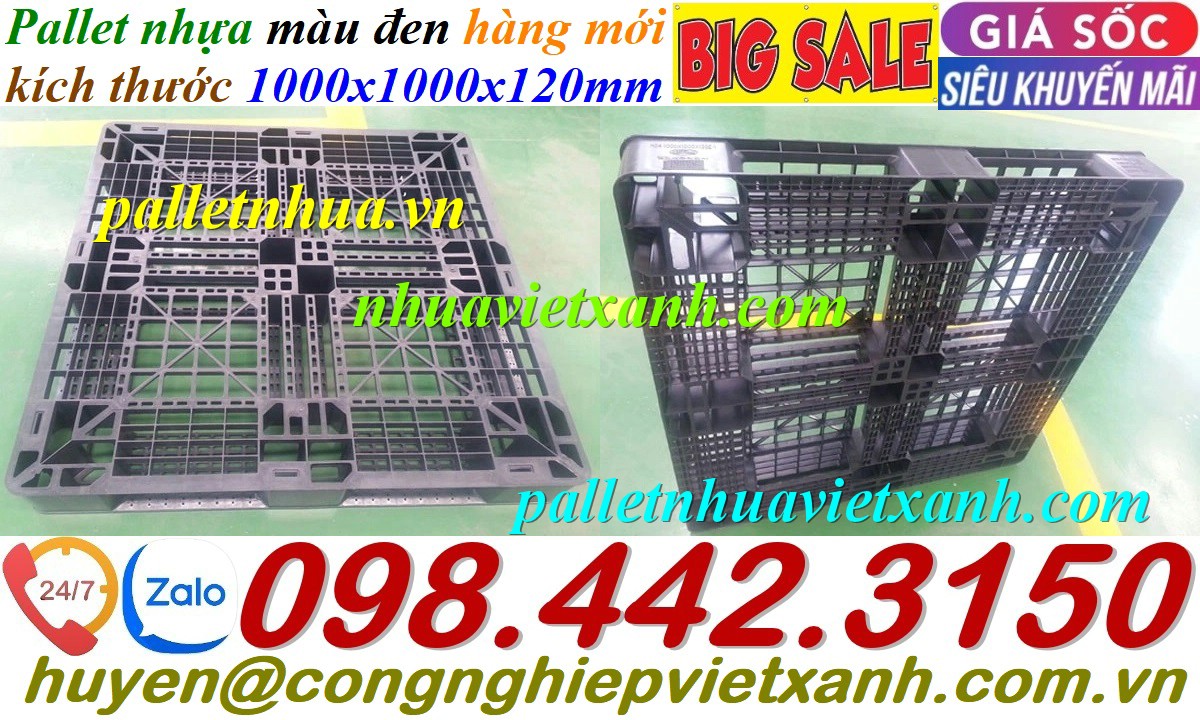 Pallet Nhựa Việt Xanh, thùng nhựa, khay nhựa, tấm lót nhựa