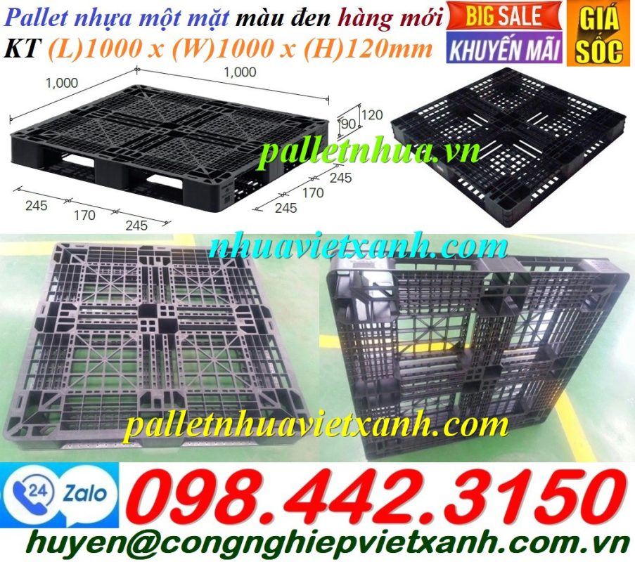 Pallet Nhựa Việt Xanh, thùng nhựa, khay nhựa, tấm lót nhựa