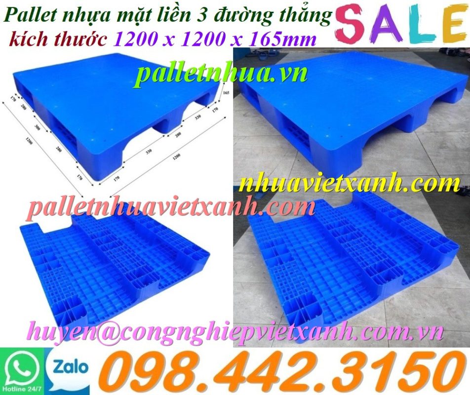 Pallet Nhựa Việt Xanh, thùng nhựa, khay nhựa, tấm lót nhựa