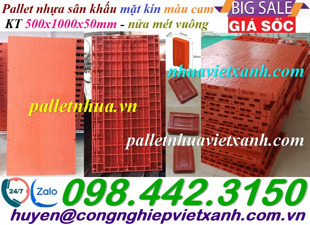 Pallet Nhựa Việt Xanh, thùng nhựa, khay nhựa, tấm lót nhựa