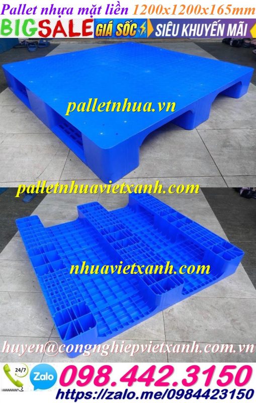 Pallet Nhựa Việt Xanh, thùng nhựa, khay nhựa, tấm lót nhựa