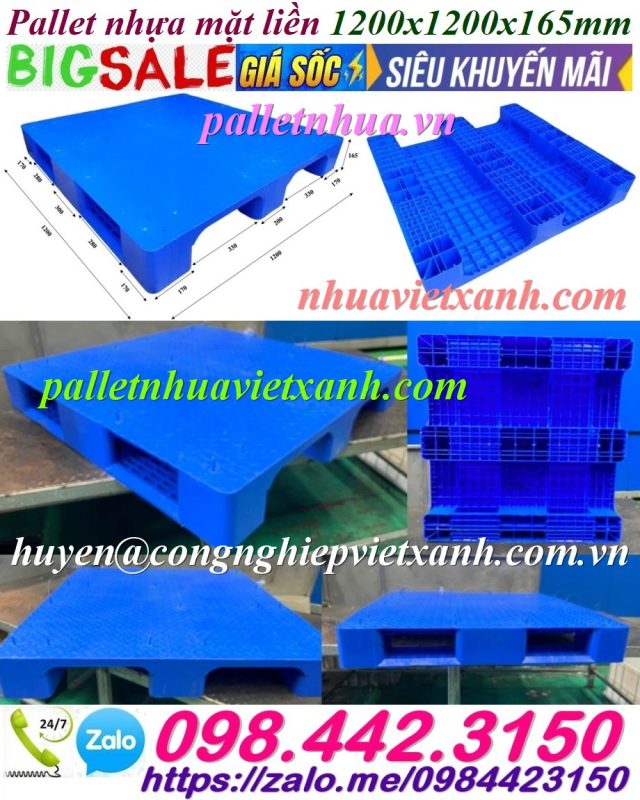 Pallet Nhựa Việt Xanh, thùng nhựa, khay nhựa, tấm lót nhựa