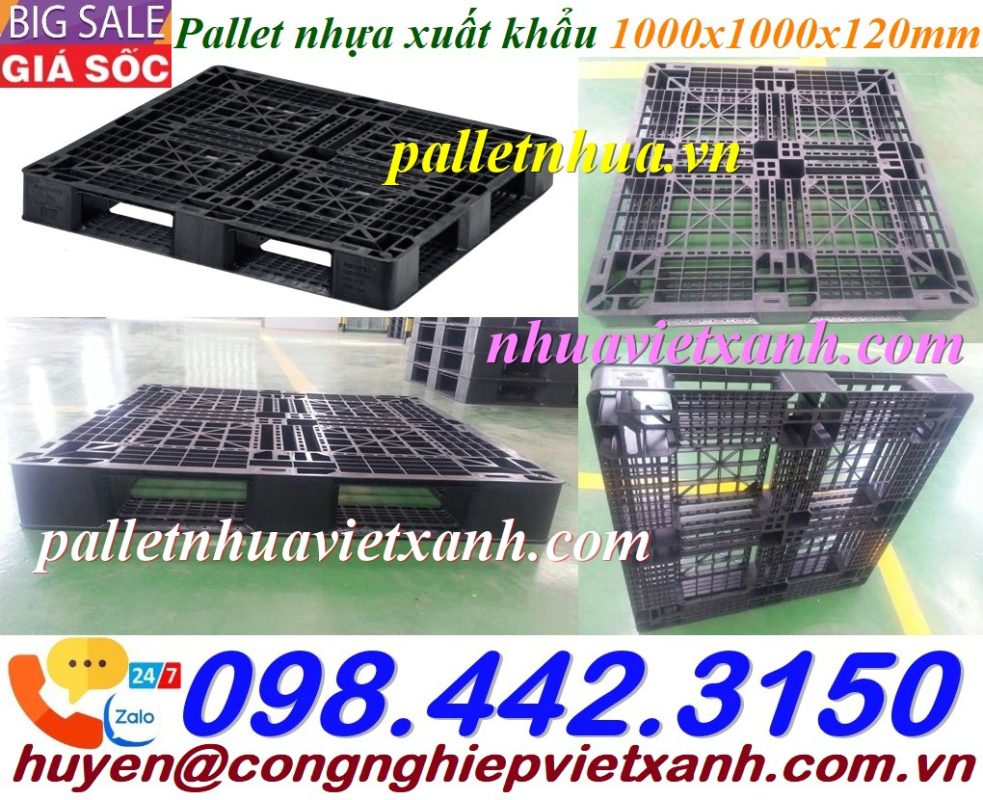 Pallet Nhựa Việt Xanh, thùng nhựa, khay nhựa, tấm lót nhựa