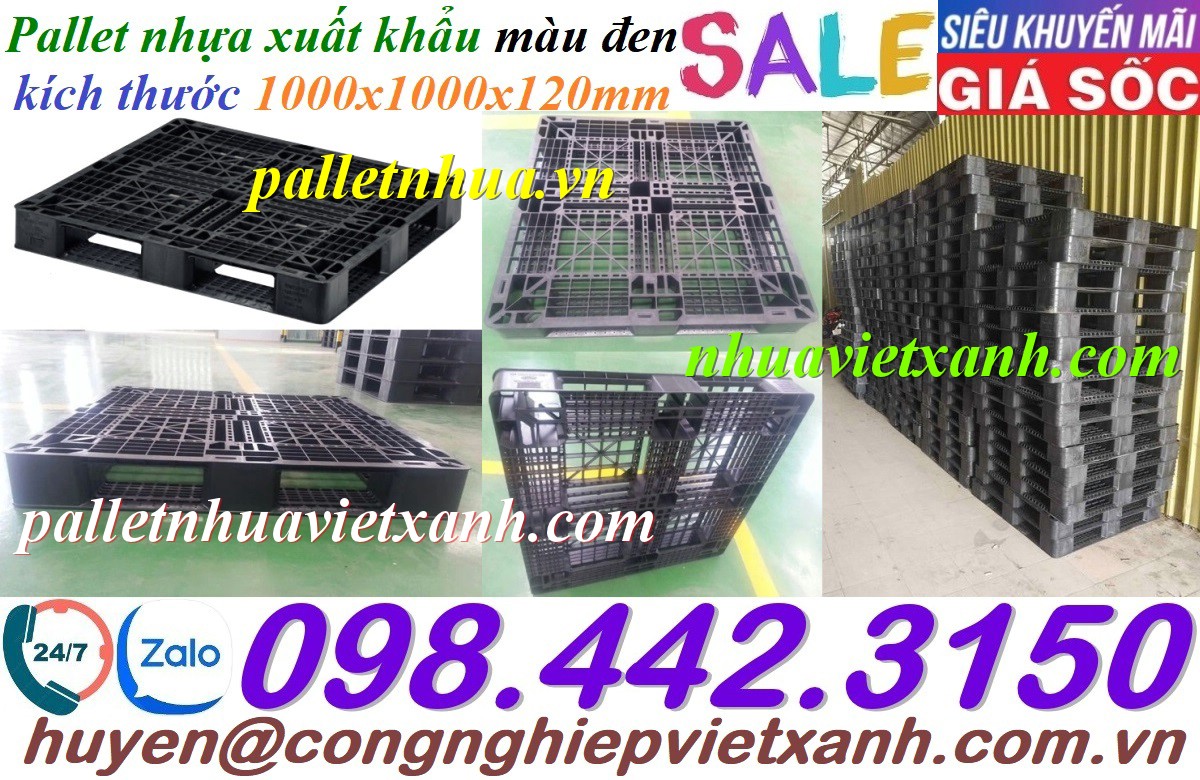 Pallet Nhựa Việt Xanh, thùng nhựa, khay nhựa, tấm lót nhựa