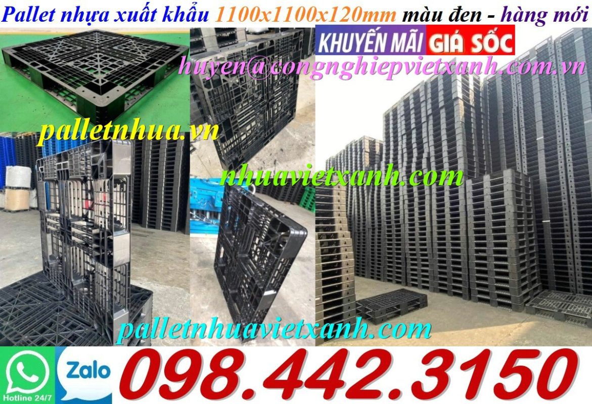 Pallet Nhựa Việt Xanh, thùng nhựa, khay nhựa, tấm lót nhựa
