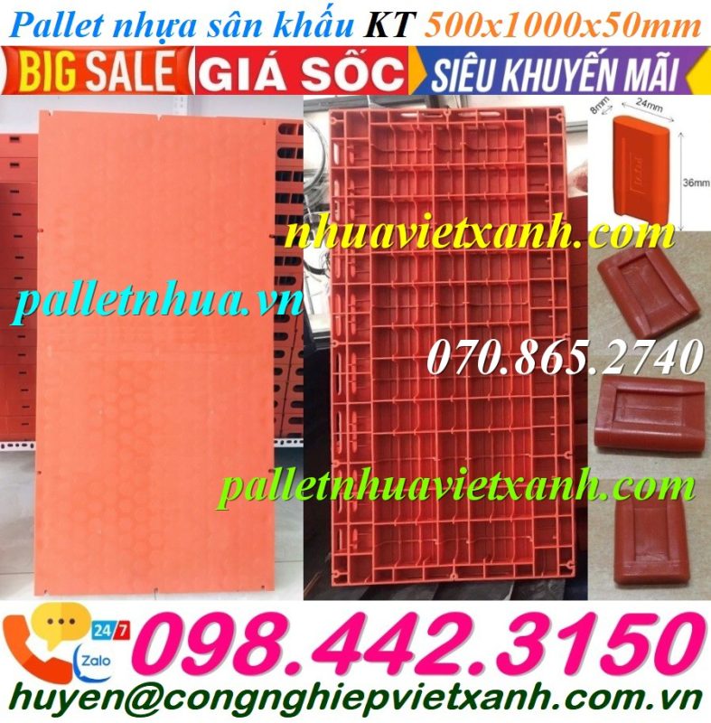 Pallet Nhựa Việt Xanh, thùng nhựa, khay nhựa, tấm lót nhựa