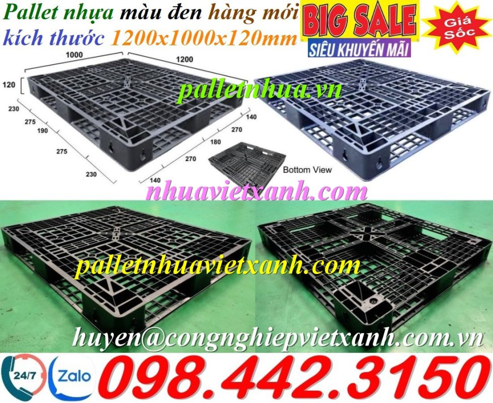 Pallet Nhựa Việt Xanh, thùng nhựa, khay nhựa, tấm lót nhựa
