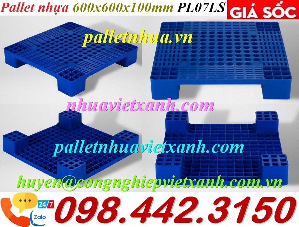 Pallet Nhựa Việt Xanh, thùng nhựa, khay nhựa, tấm lót nhựa