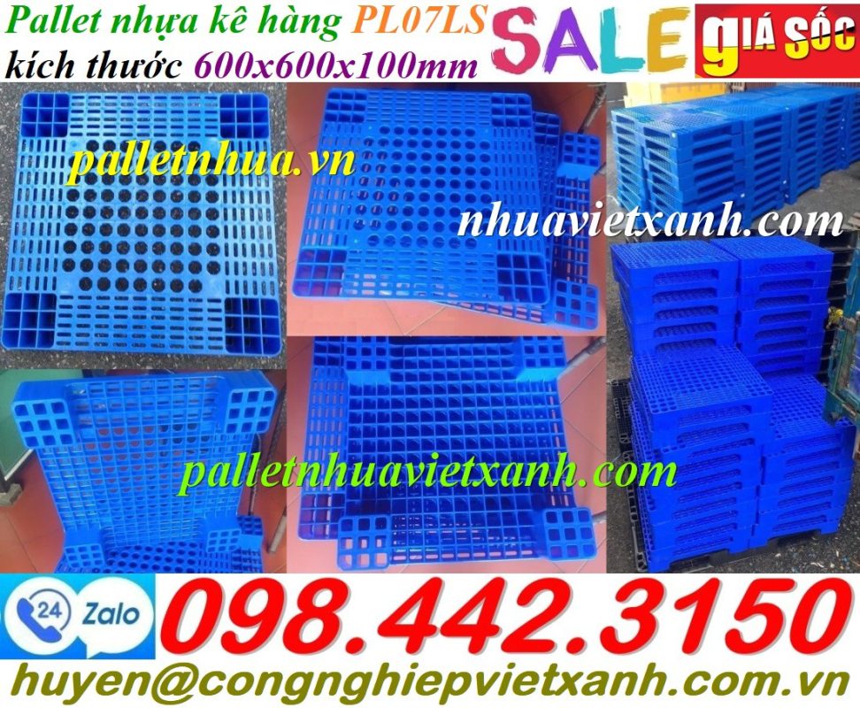 Pallet Nhựa Việt Xanh, thùng nhựa, khay nhựa, tấm lót nhựa